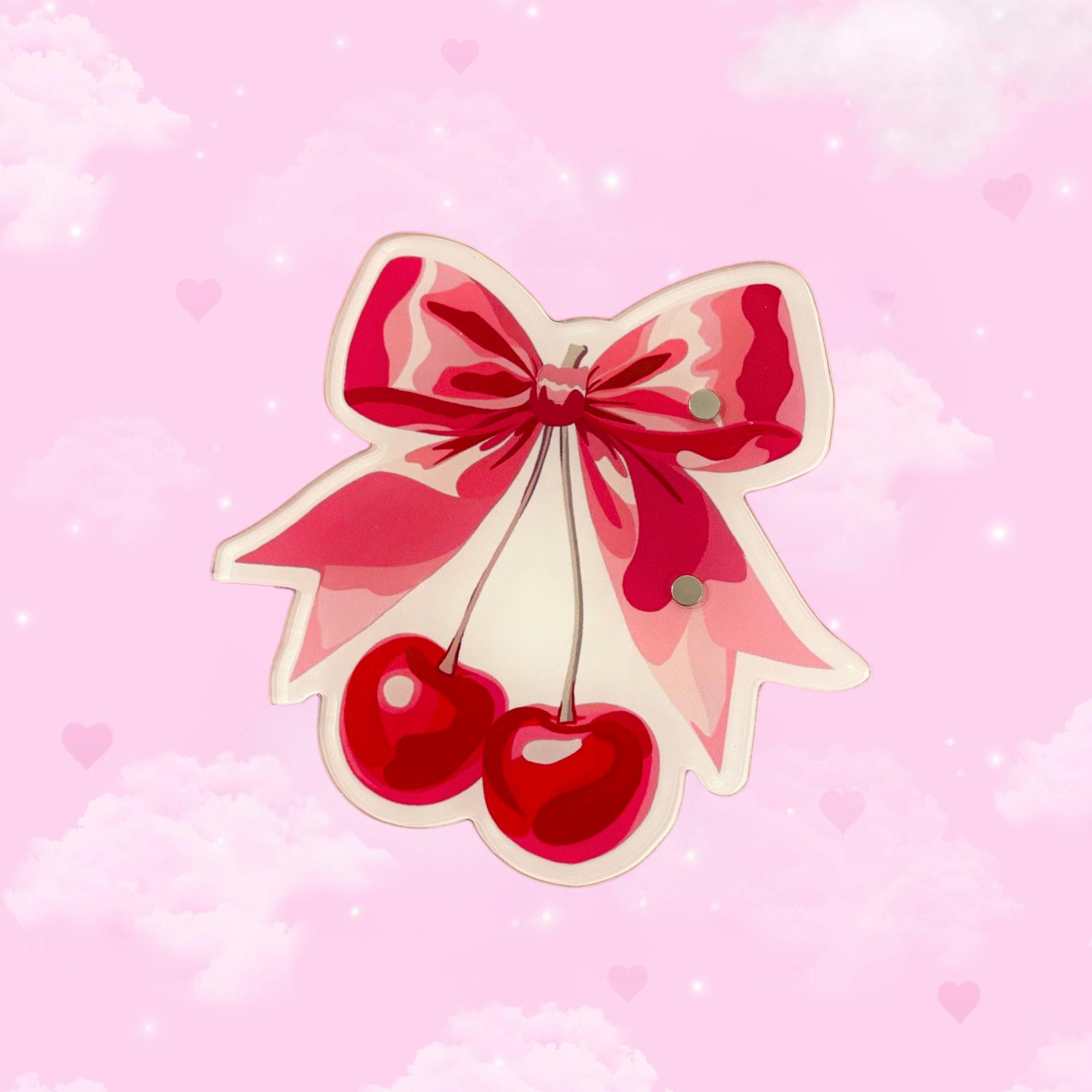 Cherry Bow Lash Tile