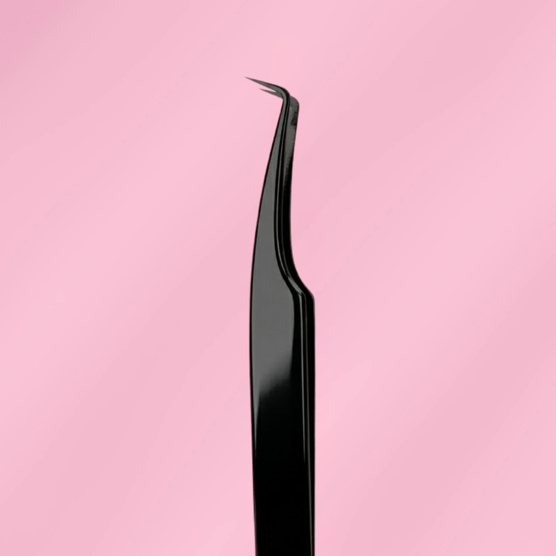 BABYDOLL - BLACK - 90 Slim Degree Fibre Grip Tweezer