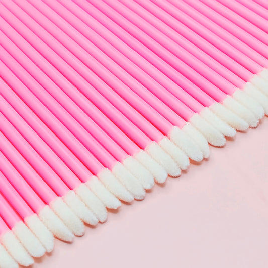 50 Pink Lip Brushes