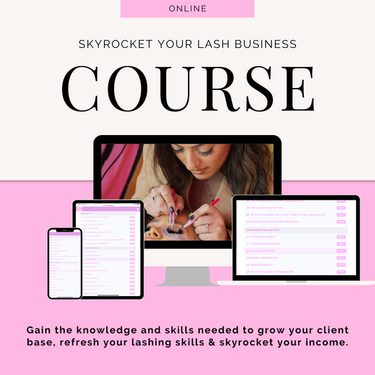 ONLINE skyrocket your lash business course